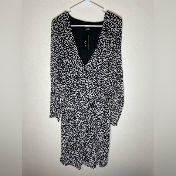 City Chic Plus Size Endearment Animal Print Dress - Picture 3 of 10